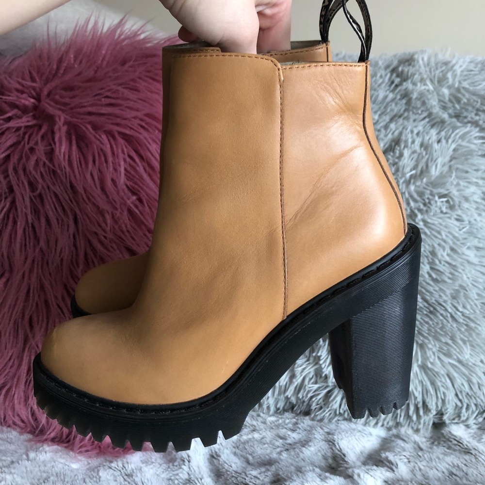 Doc Martin healed boots.